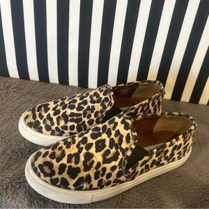 Steve Madden Cheetah Print Slip-On Loafers